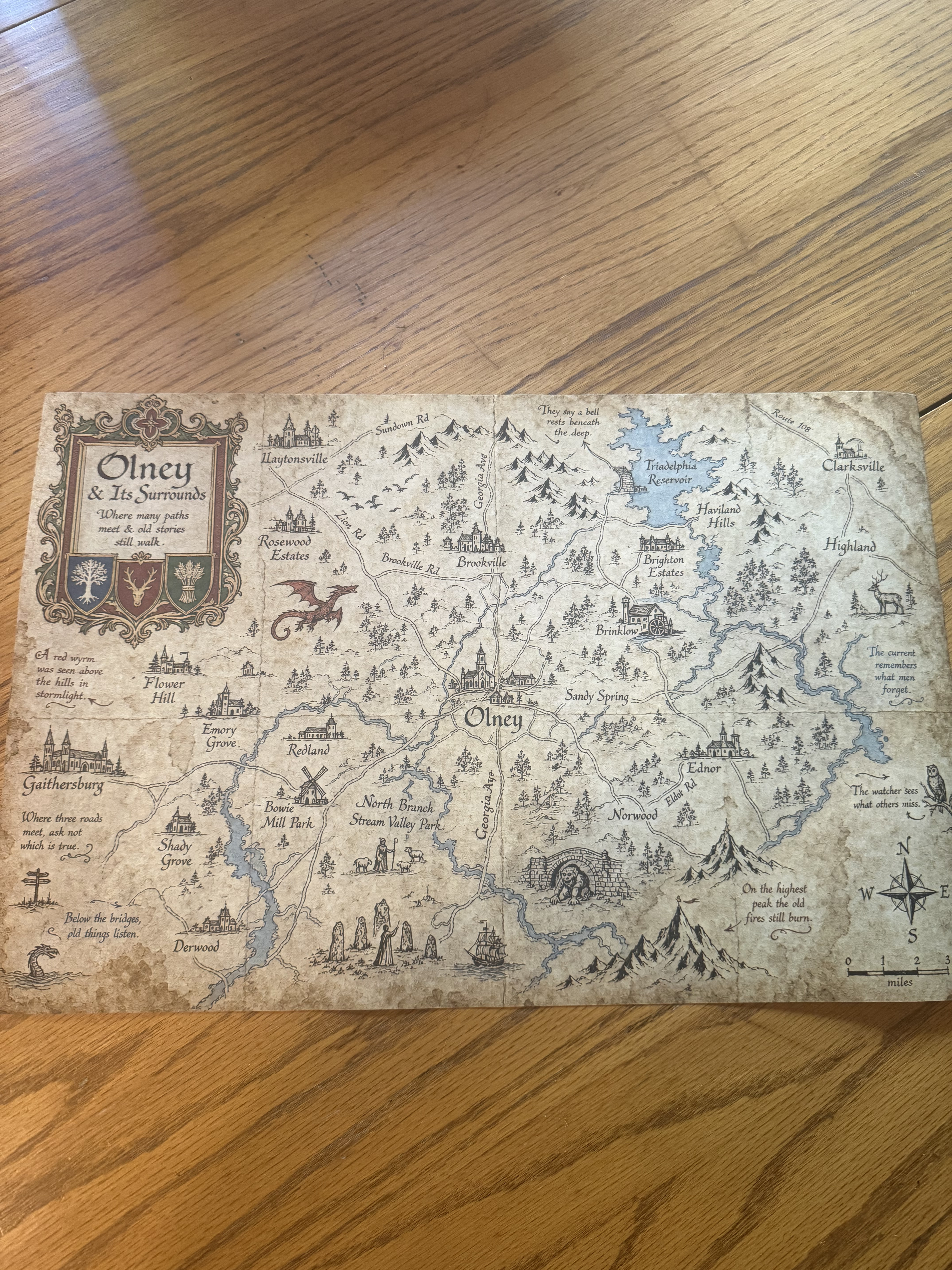 Customer map photo