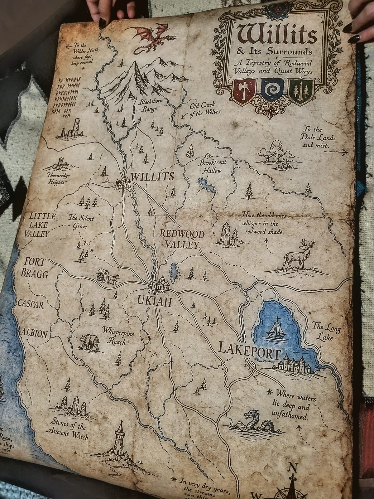 Customer map photo